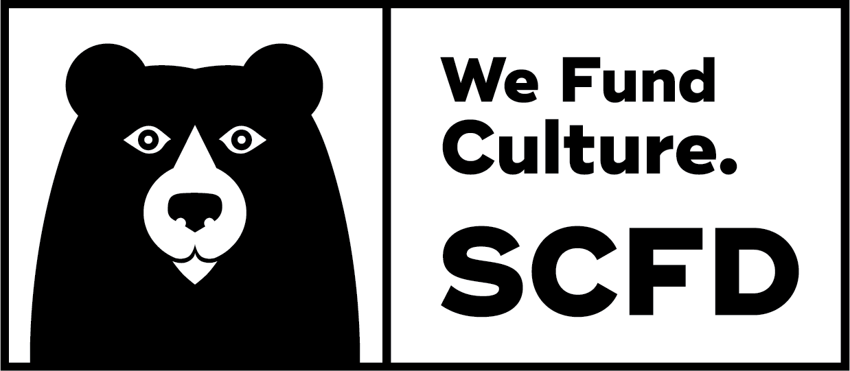 SCFD logo with text, "We Fund Culture. SCFD"