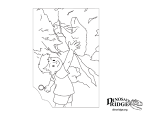 Handprint Coloring Sheet