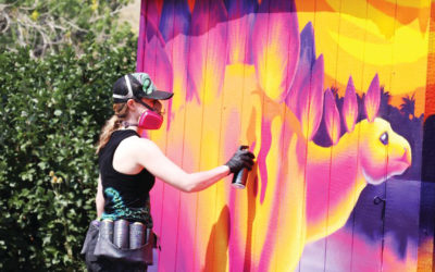 New mural brings dose of color to Dinosaur Ridge