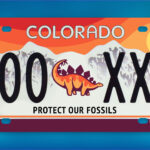 New Stegosaurus License Plate