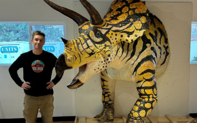 Paleo Artist Pulls Off Extraordinary Creative Challenge With Deep Time Detour Exhibition!