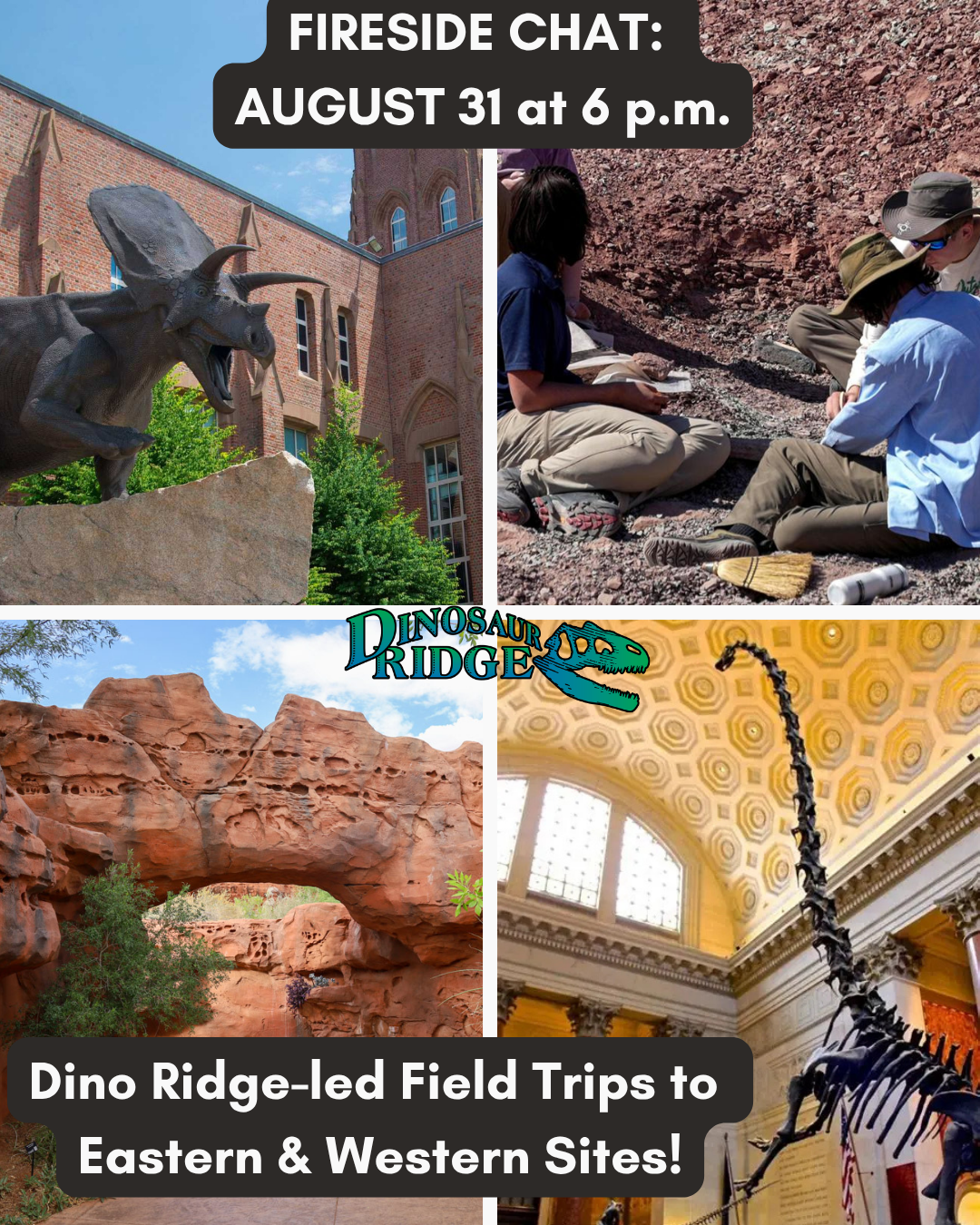 August 31 Fireside chat on Paleo Field Trips - images of locations