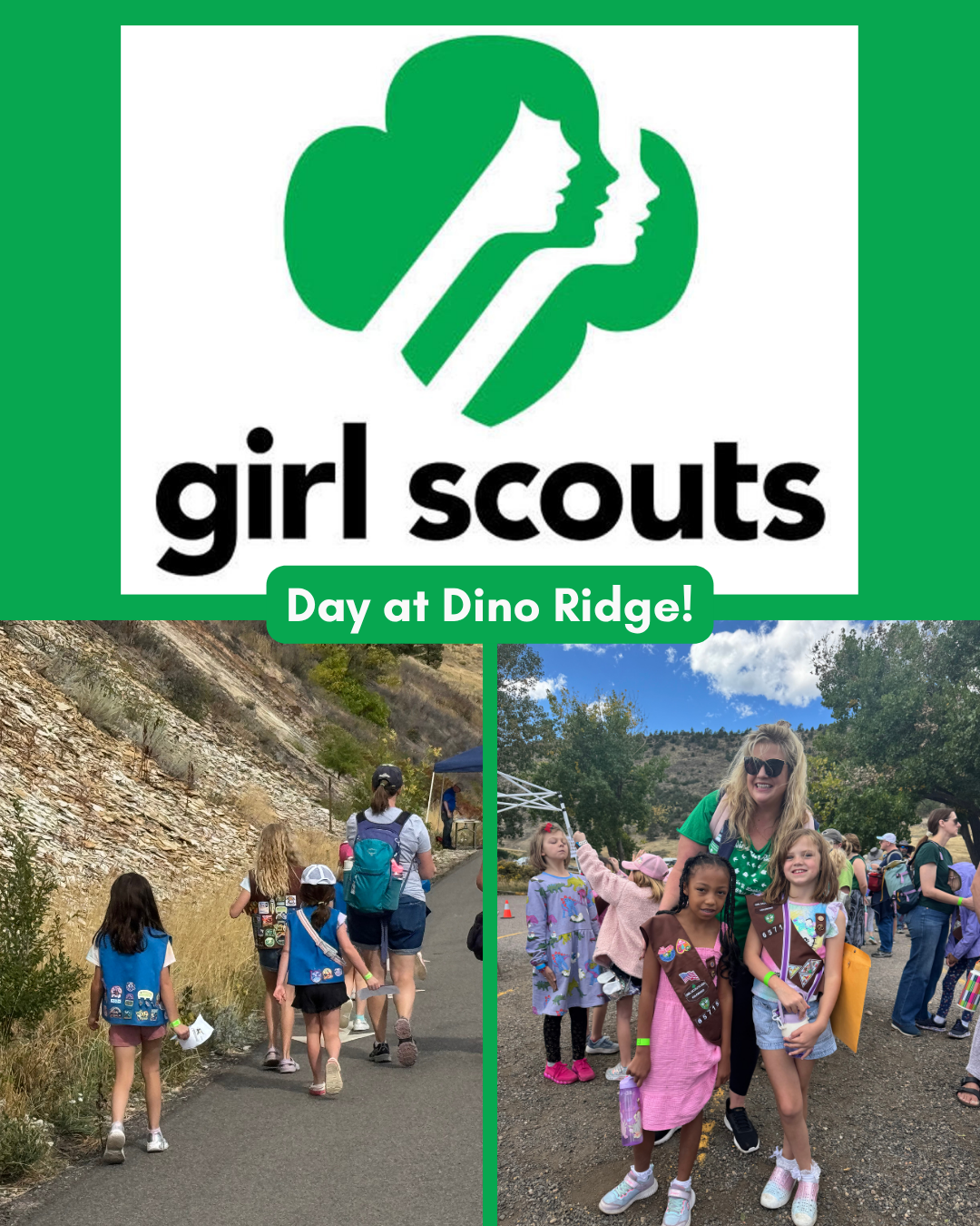 Girl Scouts Day Girl Scouts Day at Dino Ridge with images of girl scouts
